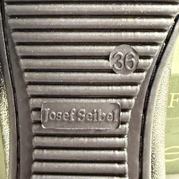 Josef Seidel Womens Pippa 07 Ballet Flats Black & Metallic Shoes EU 36 US 5-5.5 - Picture 10 of 16